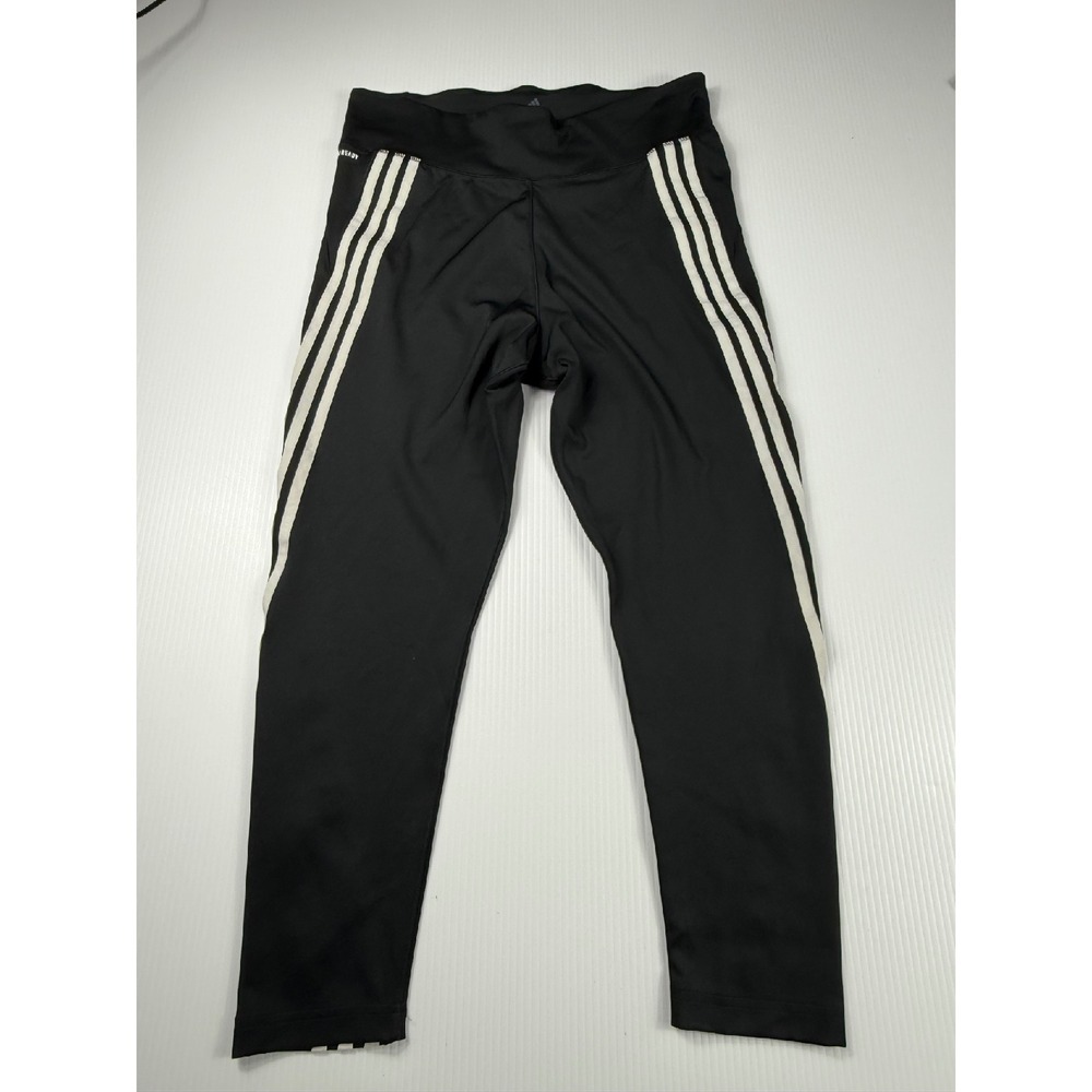 Adidas AEROREADY Training Workout Leggings 3-Stripe Black XL